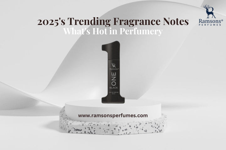 Ramsons One Black perfume featured in 2025's trending fragrance notes on www.ramsonsperfumes.com