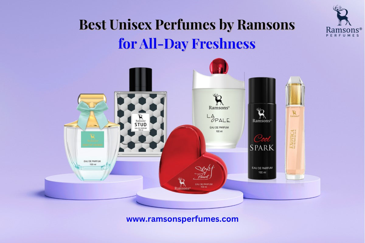 Best unisex perfumes by Ramsons for all-day freshness with Stud, La Opale, Exotica, Cool Spark, Sexy Heart and Scent of Wonder