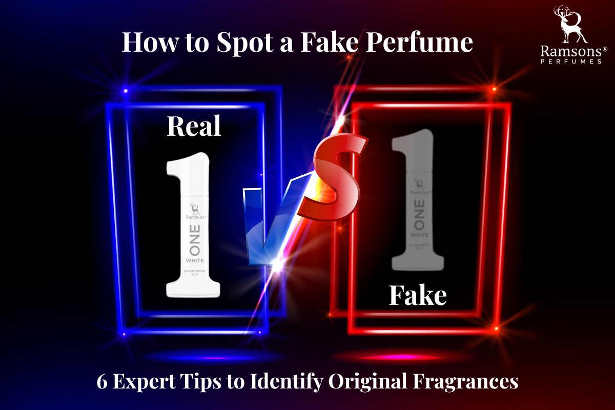Real vs Fake Ramsons perfume comparison with expert tips to identify original fragrances visually.