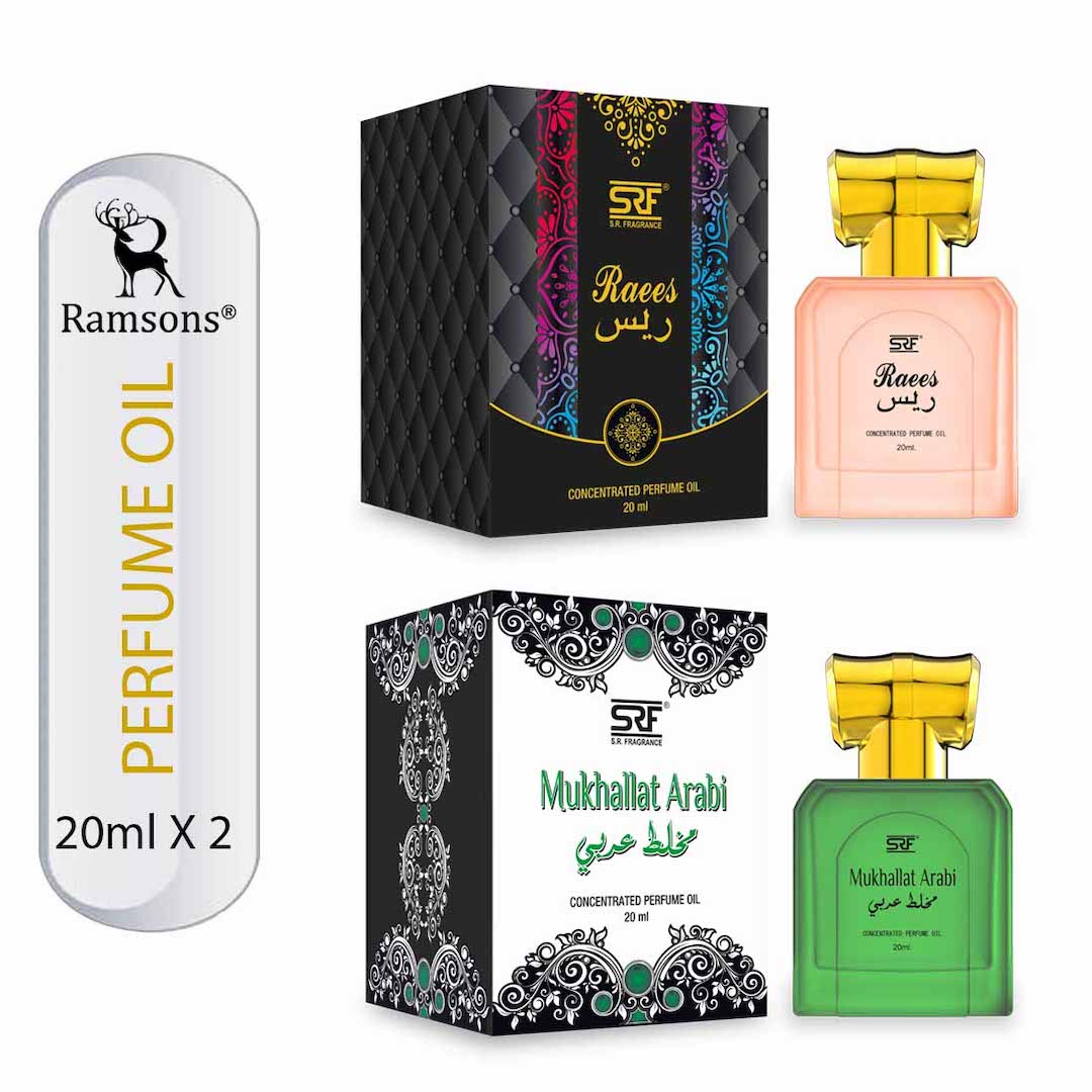 SRF Raees & Mukhallat Arabi Concentrated Perfume Oil
