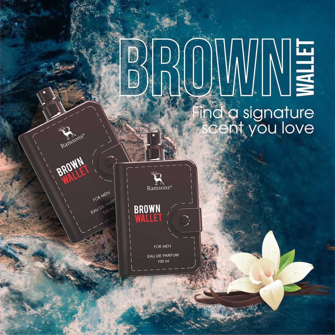 Brown Wallet For Men - Eau De Parfum