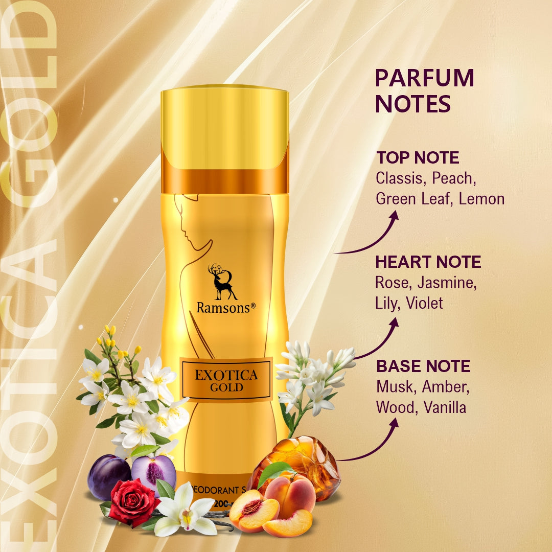 Exotica Gold - Deodorant Spray - 200ML
