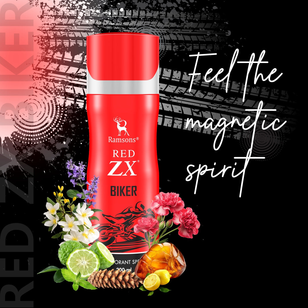 Red Zx Biker - Deodorant Spray - 200ML