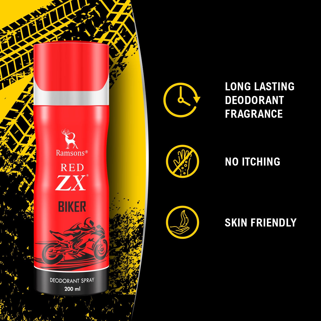 Red Zx Biker - Deodorant Spray - 200ML