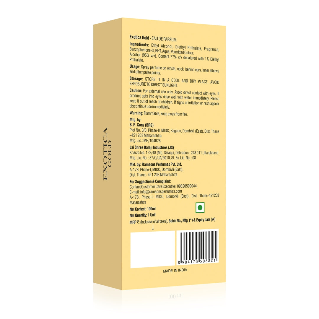 Exotica Gold - Eau De Parfum