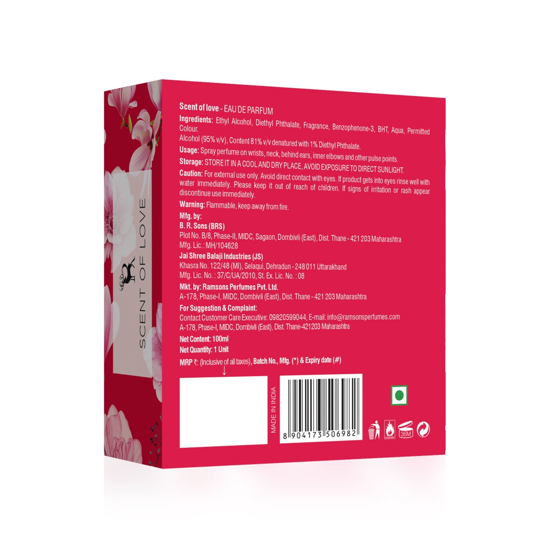 Scent Of Love - Eau De Parfum - 100ML