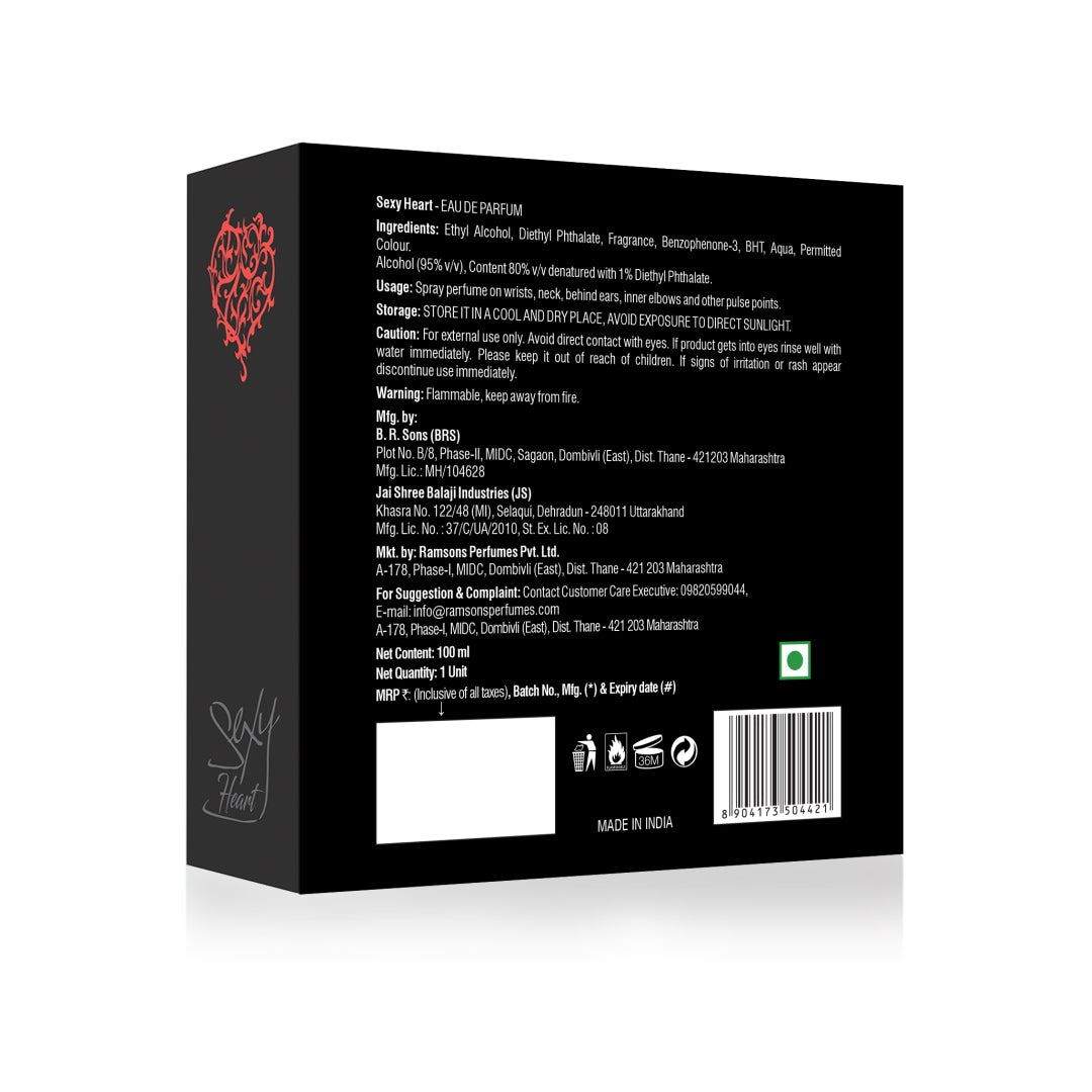Sexy Heart - Eau De Parfum - 100ML