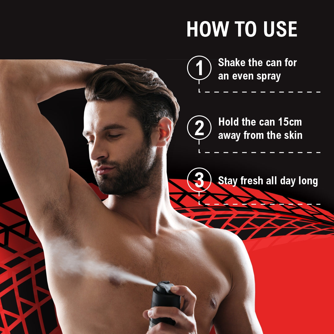 Red Zx Biker - Deodorant Spray - 200ML