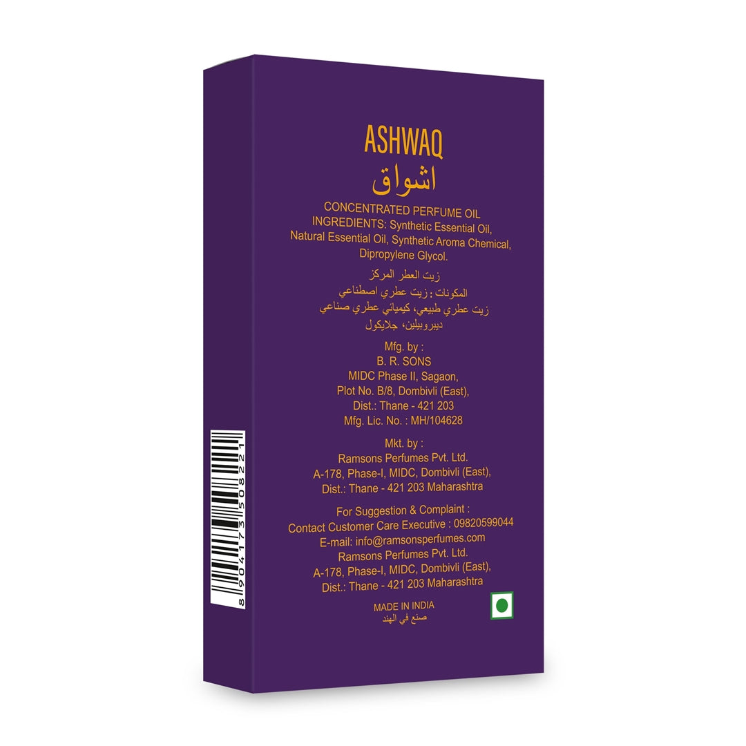 Ashwaq - Concentrated Perfume Oil - 6ML