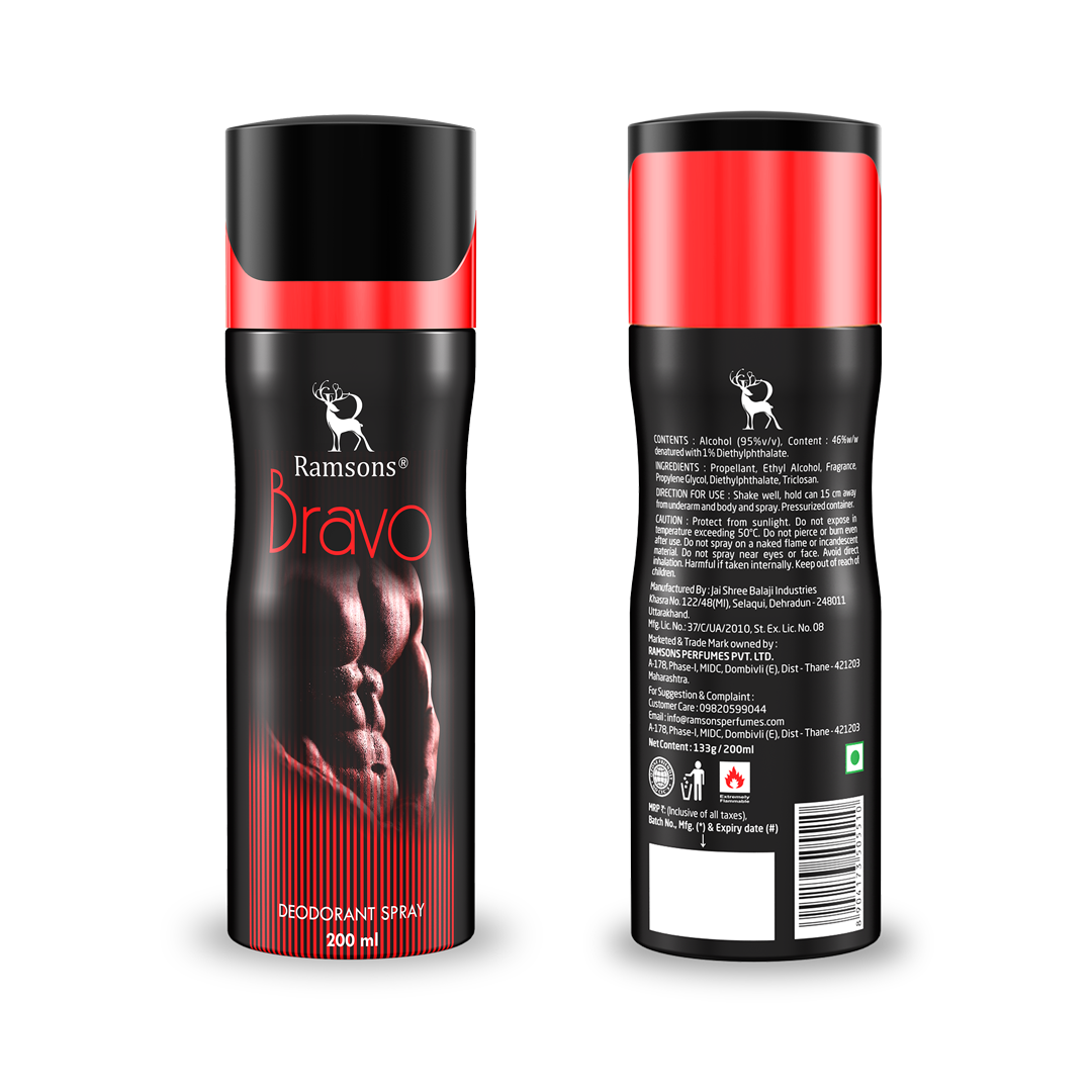 Bravo - Deodorant Spray - 200ML