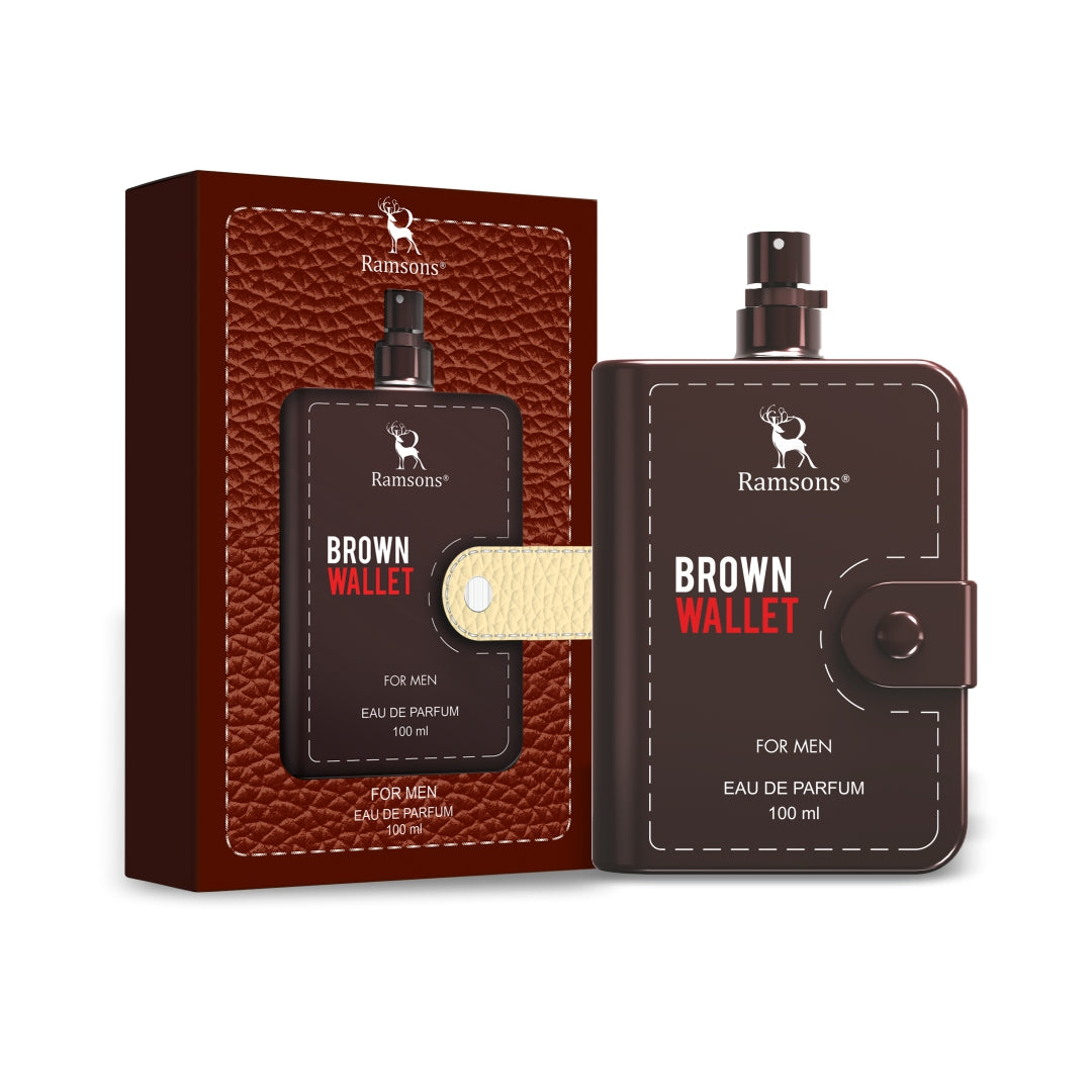 Brown Wallet For Men - Eau De Parfum - 100ML