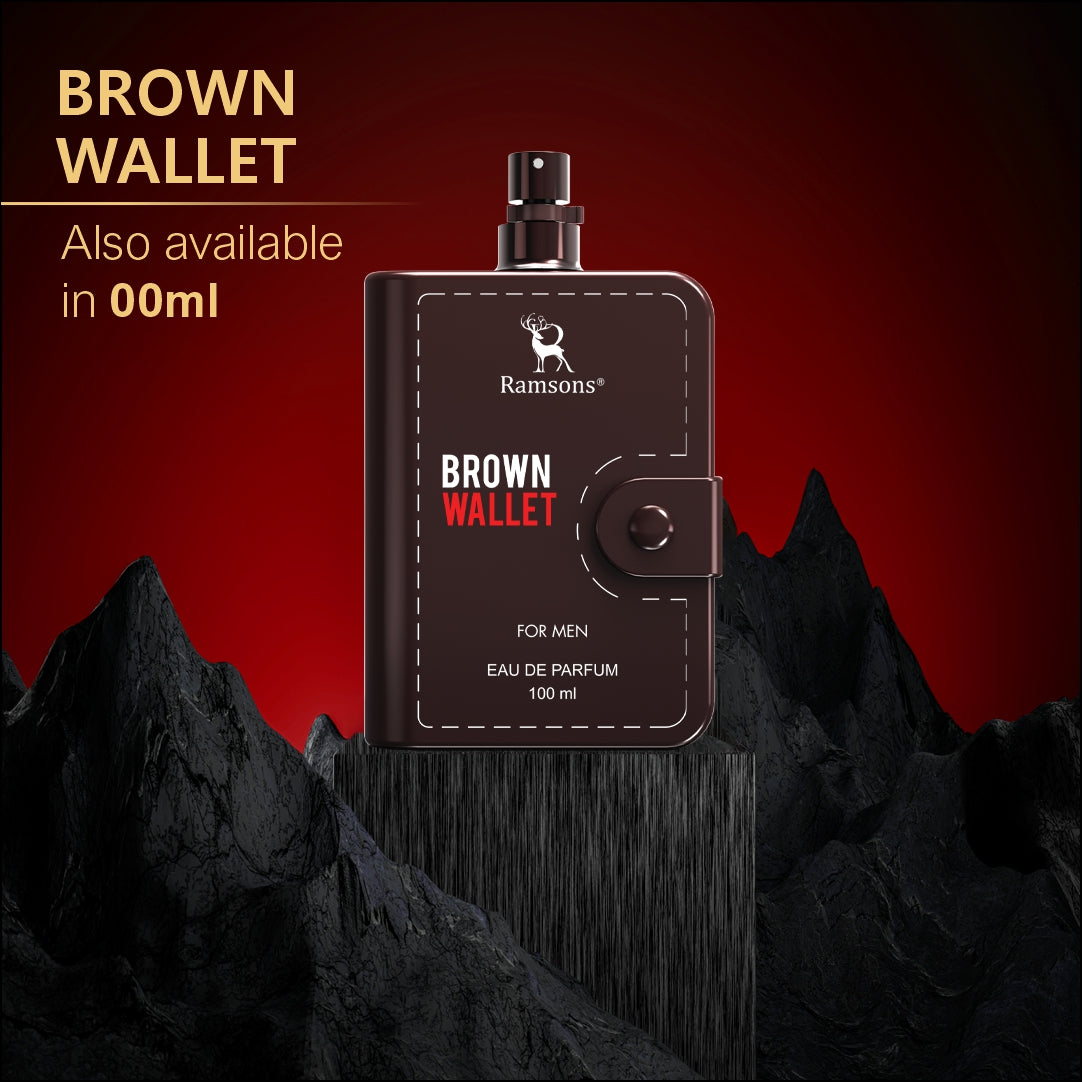 Brown Wallet For Men - Eau De Parfum - 100ML