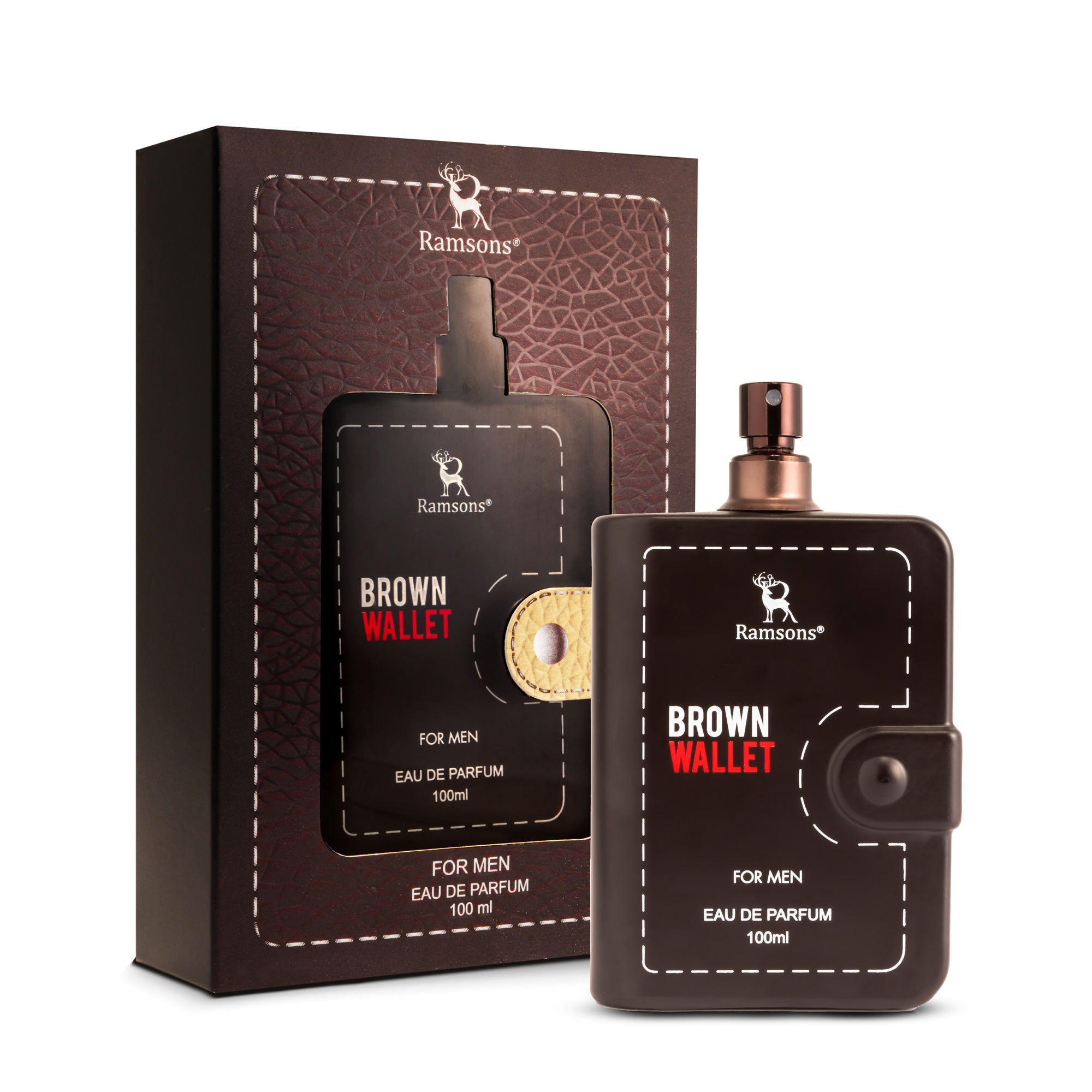 Brown Wallet For Men - Eau De Parfum - 100ML
