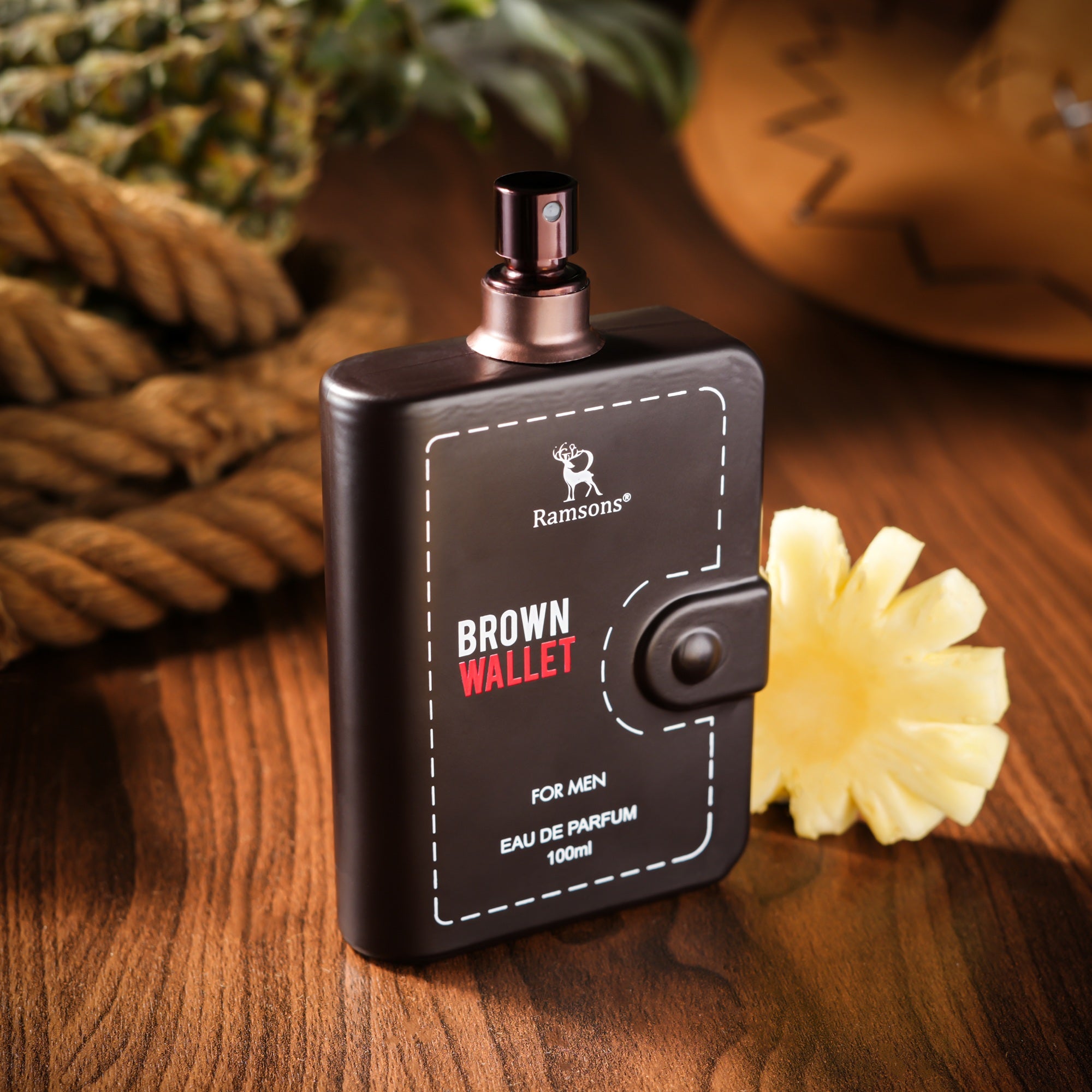 Brown Wallet For Men - Eau De Parfum - 100ML