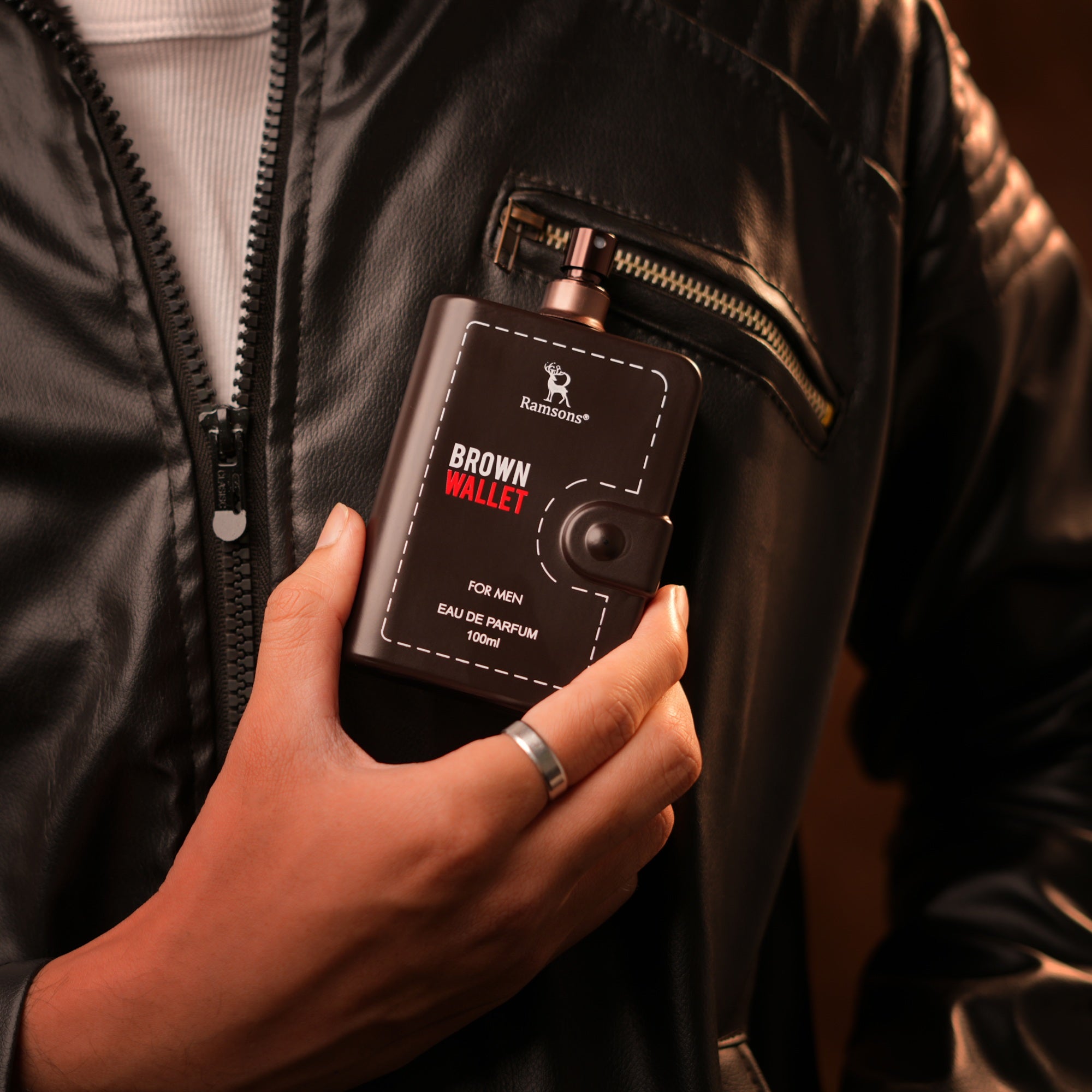 Brown Wallet For Men - Eau De Parfum - 100ML