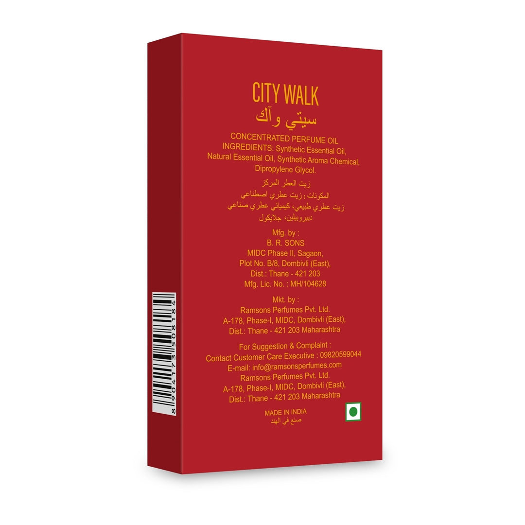 City Walk - Concentrated Perfume Oil - 6ML