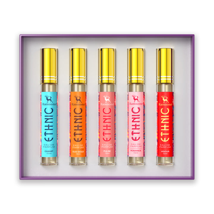 Ramsons Ethnic - Eau De Parfum - 75ML - Set Of 5