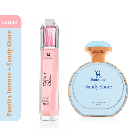 Exotica Glam + Sandy Shore 100ML Parfum Combo Pack