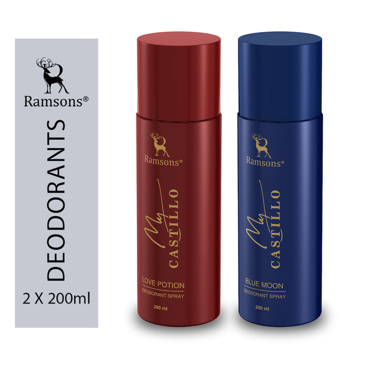 My Castillo Blue Moon & Love Potion Deo Combo Pack  - 2 x 200ML