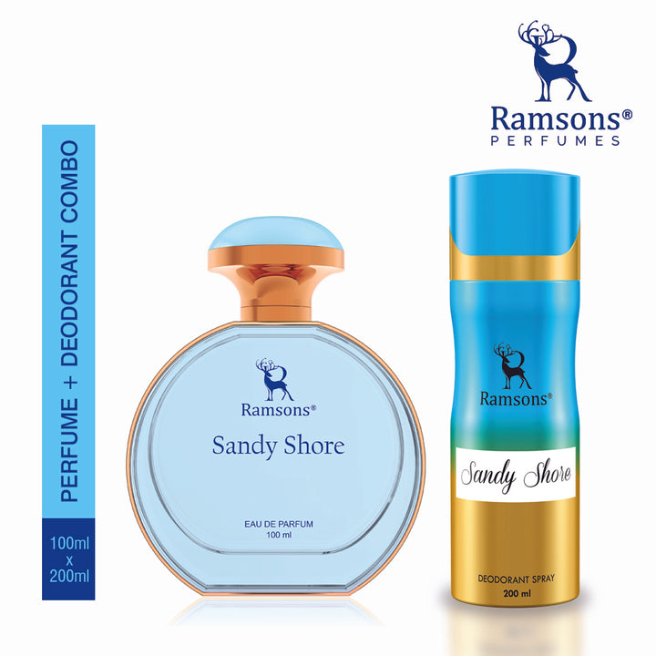 Sandy Shore 100ML Parfum & Sandy Shore 200ML Deo Combo Pack