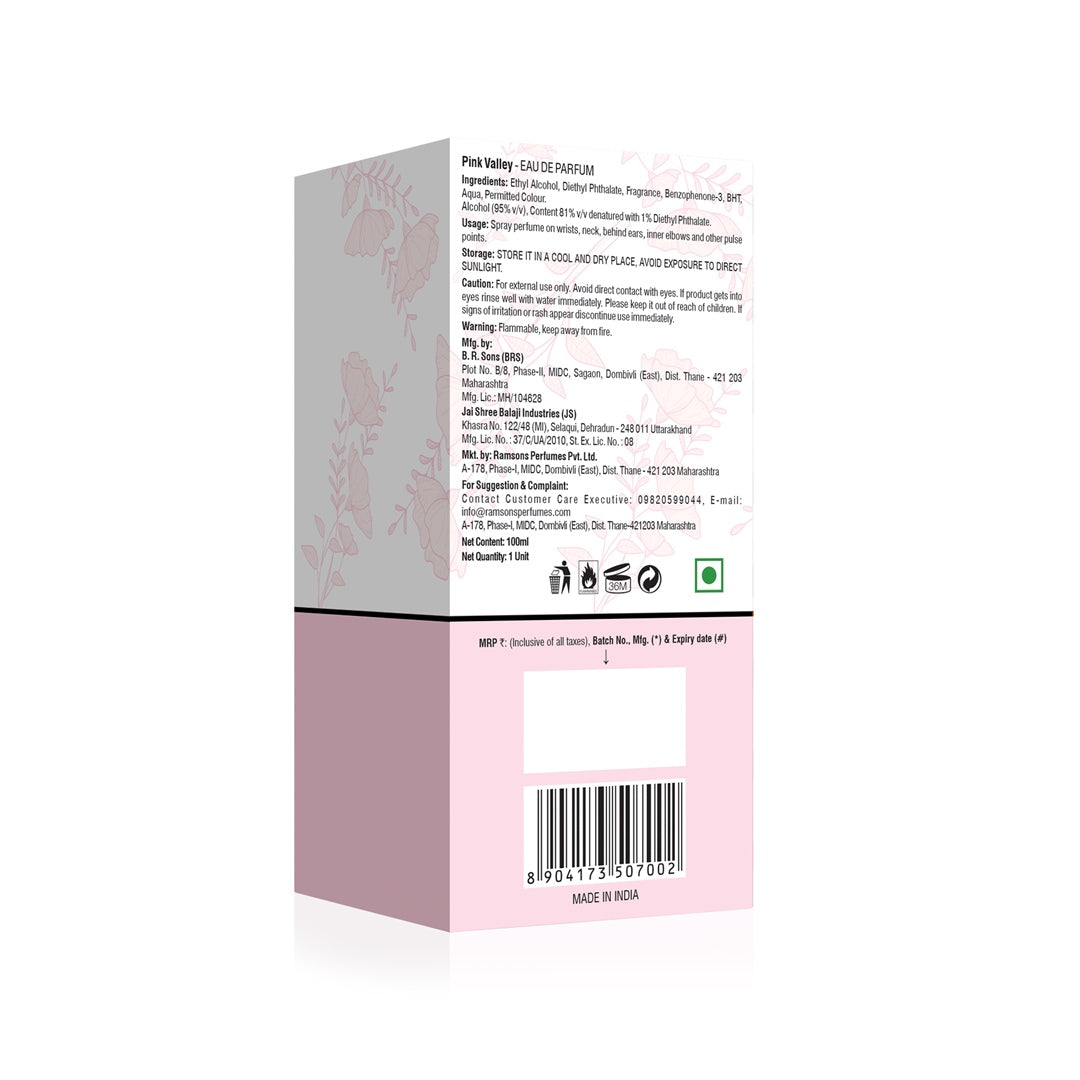 Pink Valley - Eau De Parfum - 100ML