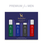 Ramsons Premium For Men - Roar, Enigma, Closer, Passion 80ML Combo Pack