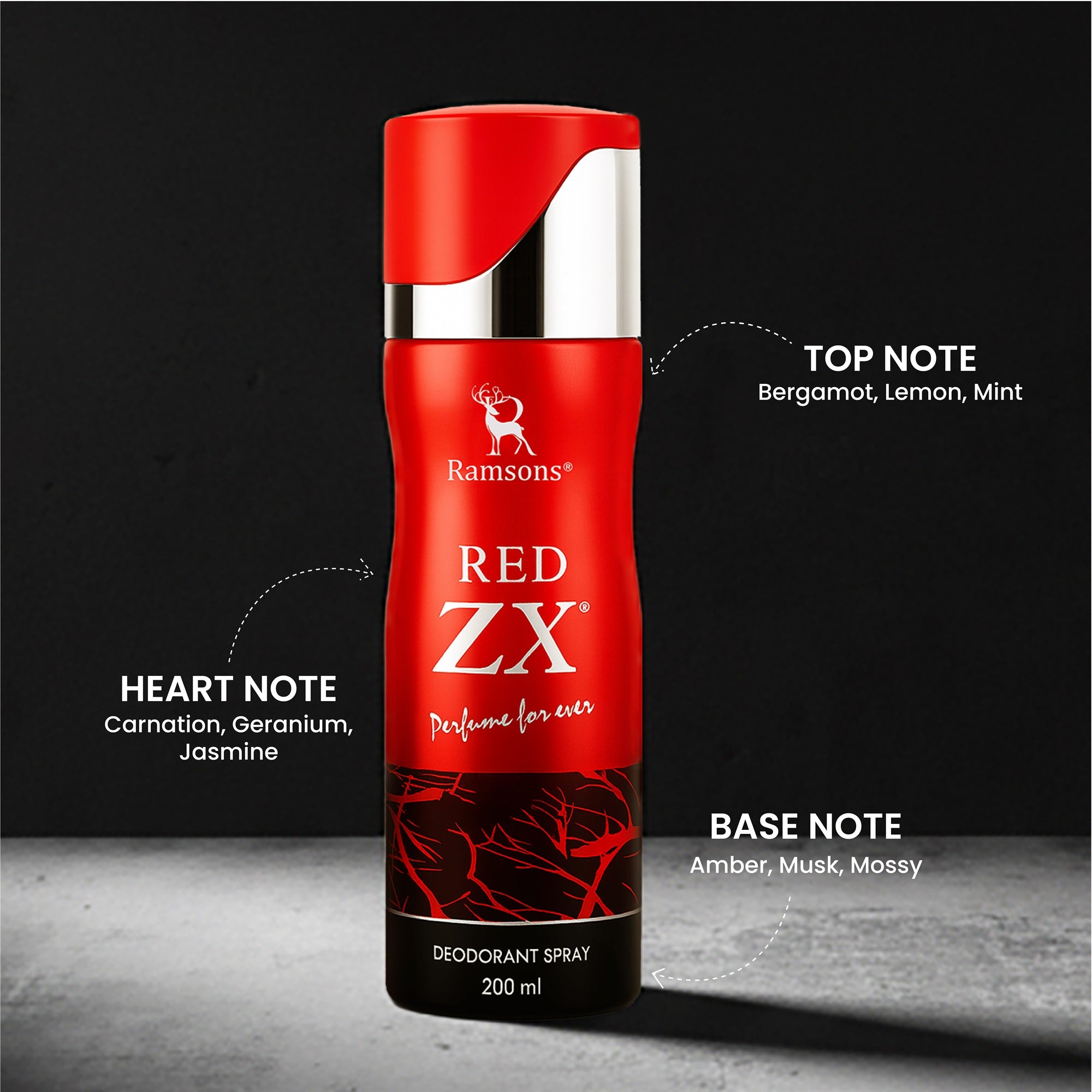 Red Zx - Deodorant Spray - 200ML