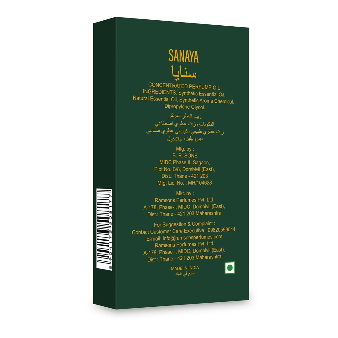 Sanaya - Concentrated Perfume Oil - 6ML