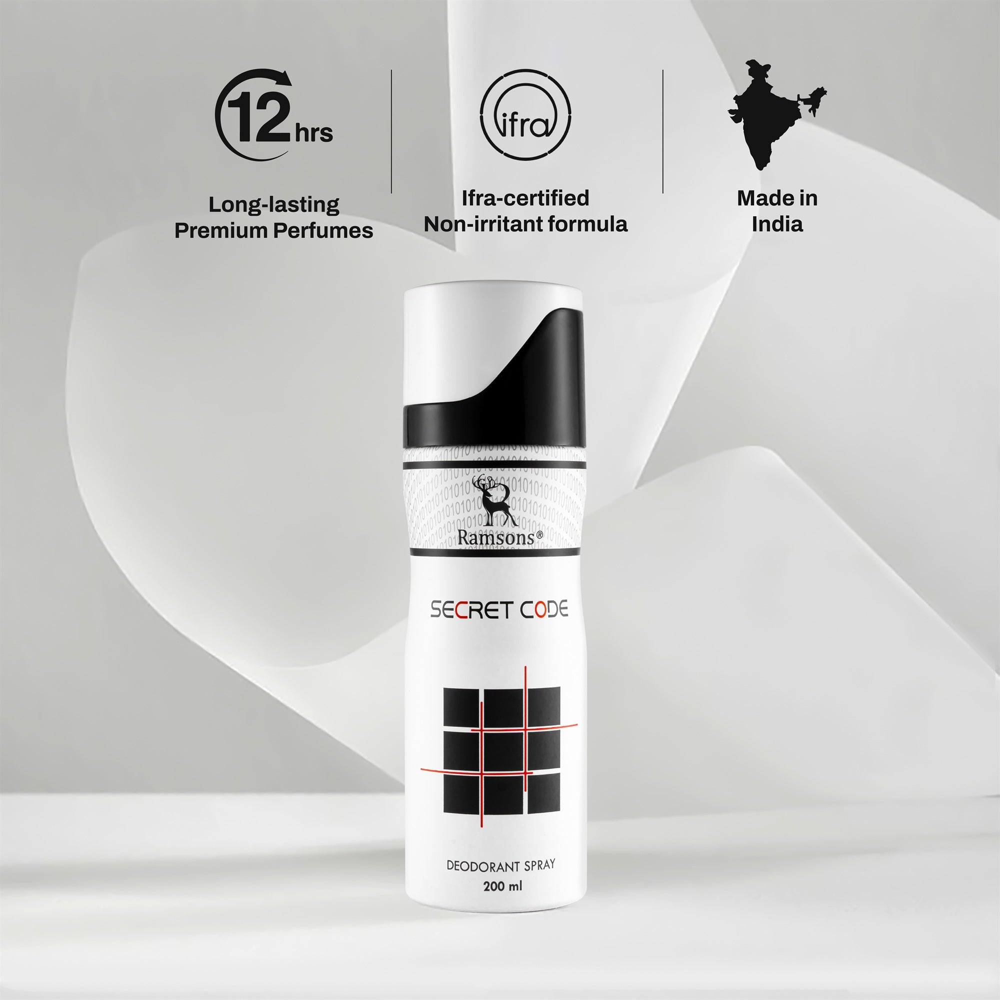 Secret Code - Deodorant Spray - 200ML