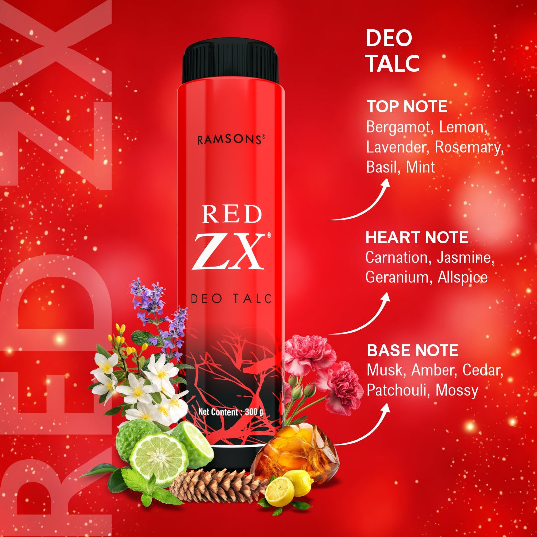 Red Zx - Deo Talc - 300G