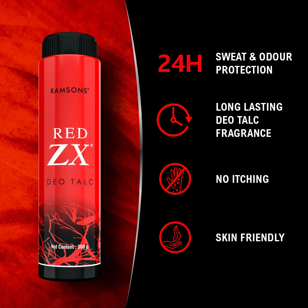 Red Zx - Deo Talc - 300G