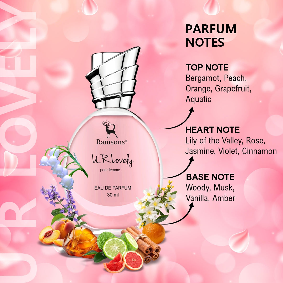 U.R.Lovely  30ML Parfum Pack of 2