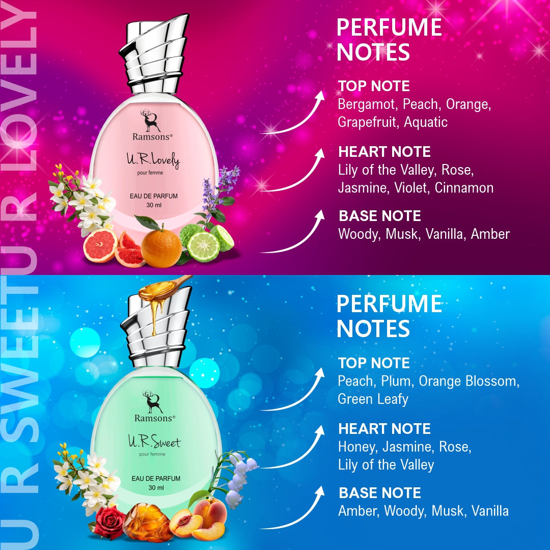 U.R.Sweet & Lovely 30ML Parfum Combo Pack