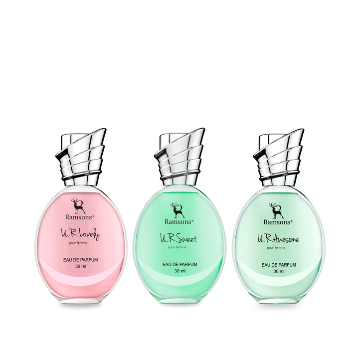 U.R.Lovely, Sweet & Awesome Parfum Combo Pack - 3 x 30ML