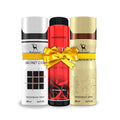 Red ZX Talc 100G, Secret Code & Exotica 200ML Deo Combo Pack