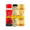 Exotica Talc 100G, Exotica Gold & Biker 200ML Deo Combo Pack