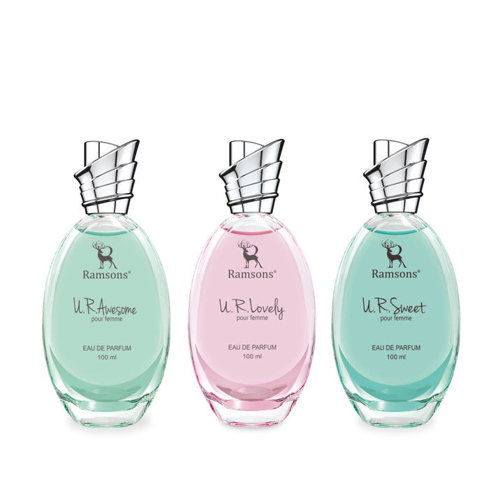 U.R.Lovely + U.R.Sweet + U.R.Awesome Parfum Combo Pack - 3 x 100ML