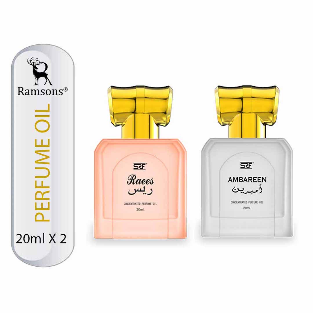 SRF Raees & Ambareen Concentrated Perfume Oil Combo Pack - 2 x 20ML