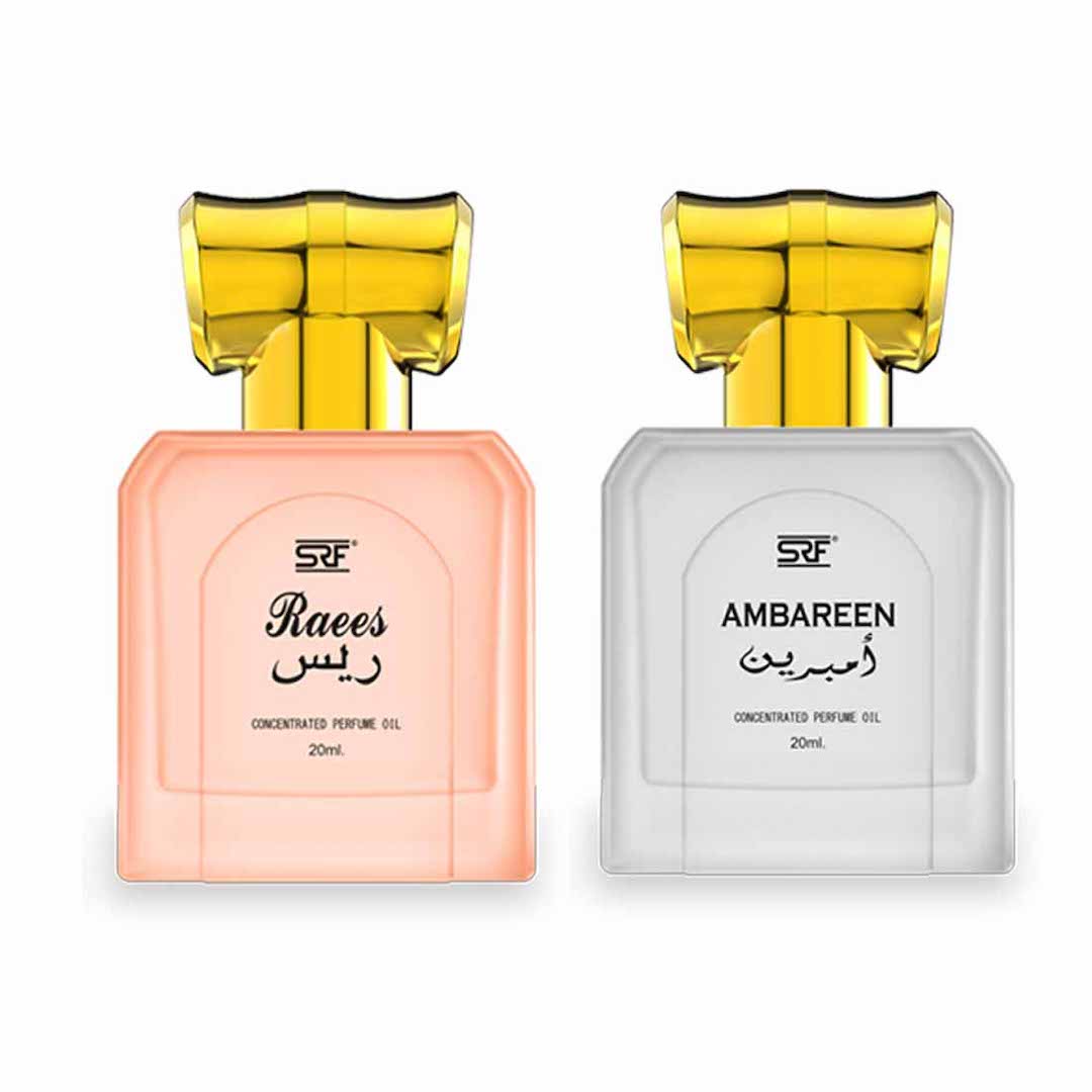SRF Raees & Ambareen Concentrated Perfume Oil Combo Pack - 2 x 20ML