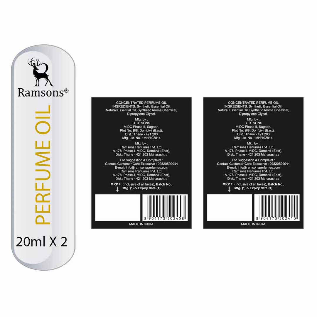 SRF Raees & Mukhallat Arabi Concentrated Perfume Oil Combo Pack - 2 x 20ML