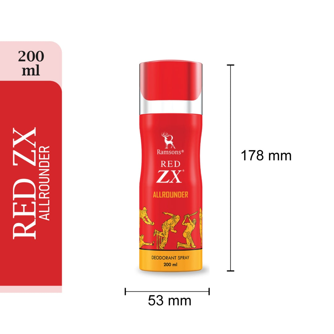 RED ZX ALLROUNDER Deodorant Spray – Ramsons Perfumes