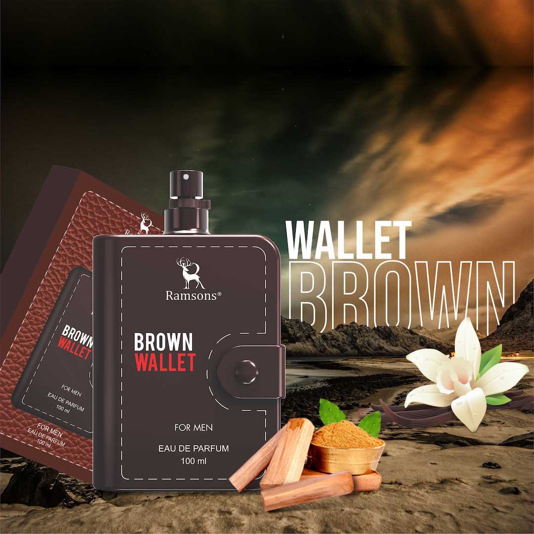 Brown Wallet For Men - Eau De Parfum