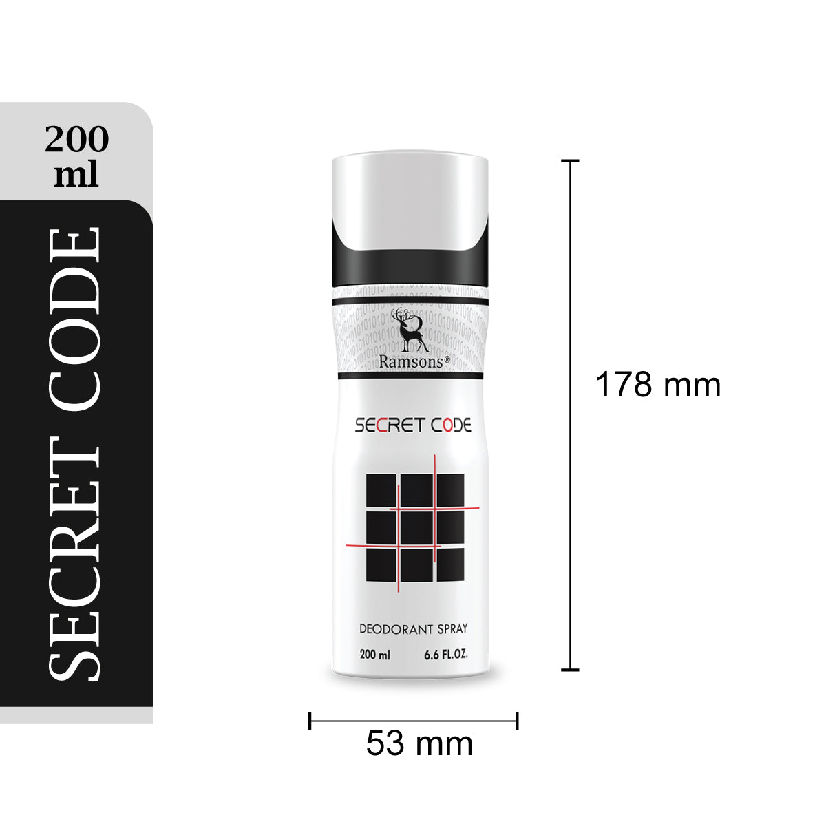 Secret Code Deodorant Spray