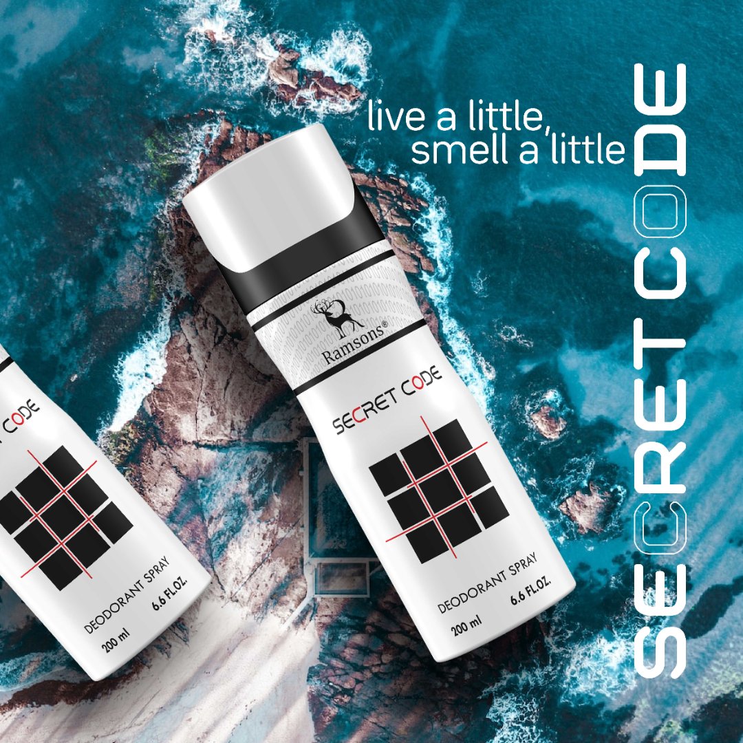 Secret Code Deodorant Spray – Ramsons Perfumes