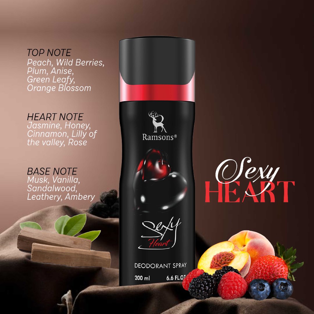 Sexy Heart Deodorant Spray